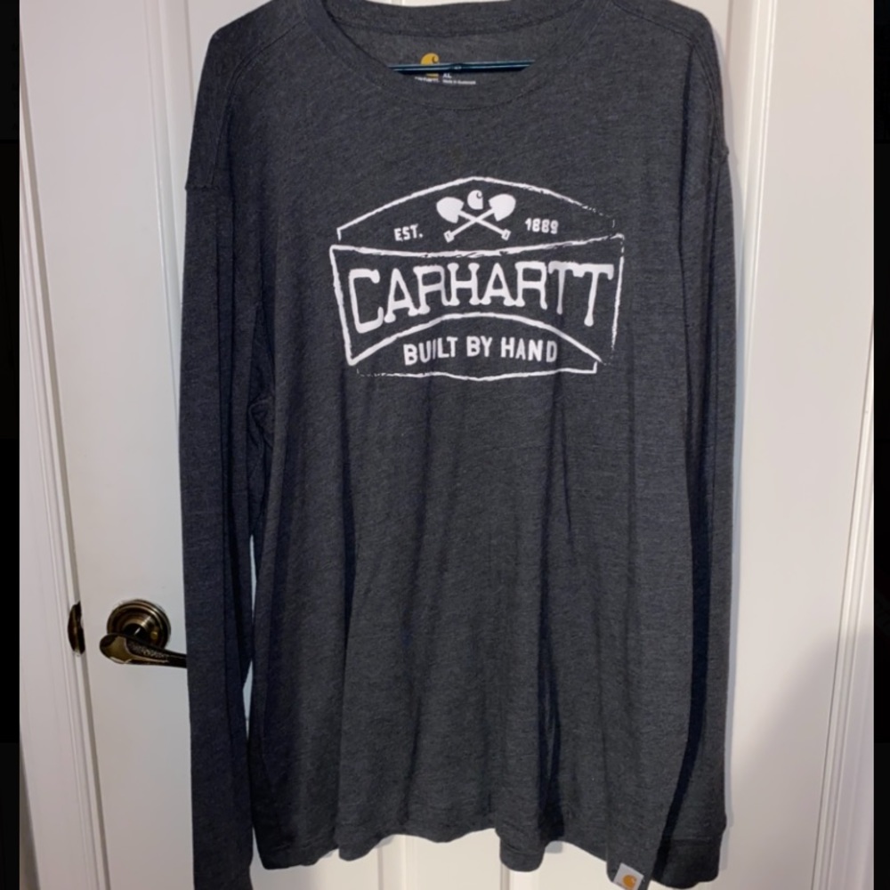 Grey Carhartt long sleeve shirt